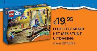 Dreamland Lego city het mes stunt-uitdaging aanbieding