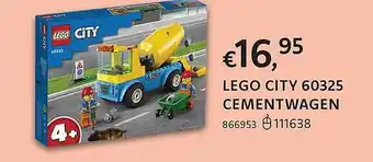 Dreamland Lego city cementwagen aanbieding