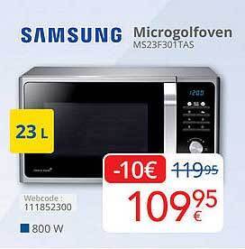Eldi Samsung microgolfoven aanbieding