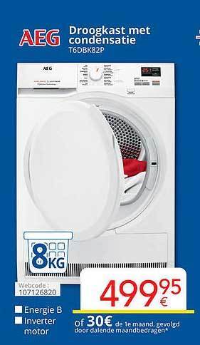 Eldi Aeg droogkast met condensatie aanbieding