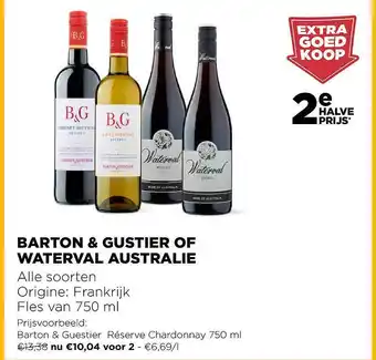 Jumbo Barton & gustier of waterval australie aanbieding