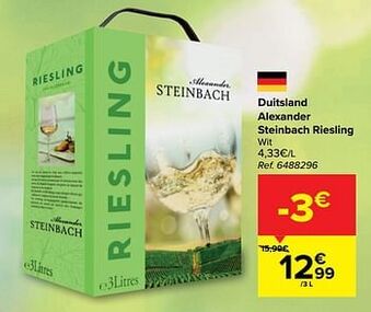 Duitsland alexander steinbach riesling wit