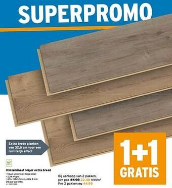 GAMMA Kliklaminaat major extra breed aanbieding