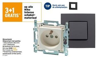 GAMMA Stopcontact met aarding aanbieding