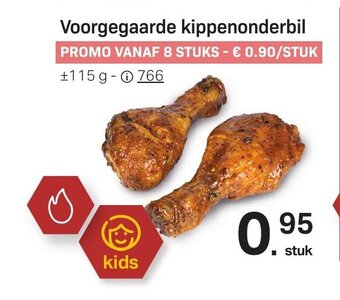 Buurtslagers Voorgegaarde kippenonderbil aanbieding
