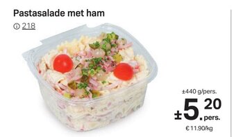 Buurtslagers Pastasalade met ham aanbieding