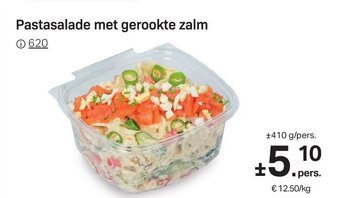 Buurtslagers Pastasalade met gerookte zalm aanbieding