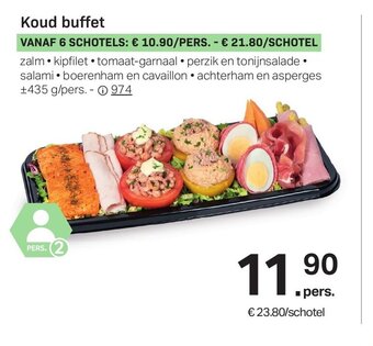 Buurtslagers Koud buffet aanbieding