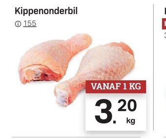 Buurtslagers Kippenonderbil aanbieding