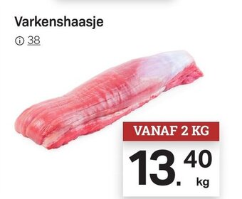 Buurtslagers Varkenshaasje aanbieding