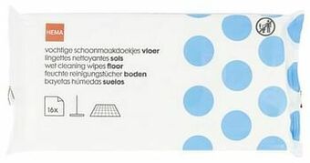HEMA HEMA Vochtige Schoonmaakdoekjes Vloer 29x22 - 16 Stuks aanbieding