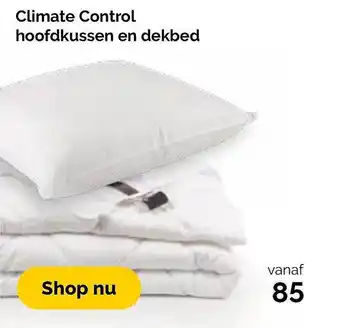 Beter Bed Climate control hoofdkussen en dekbed aanbieding