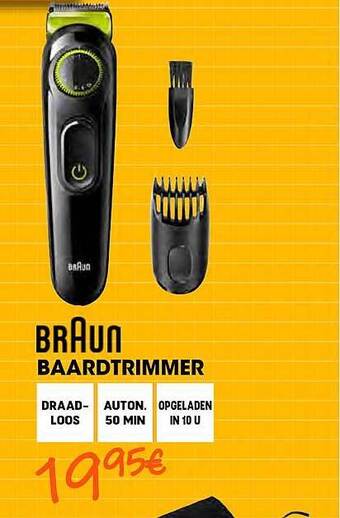 Electro Depot Braun baardtrimmer aanbieding