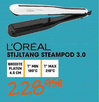 Electro Depot L'oréal stijltang steampod 3.0 aanbieding