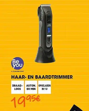 Electro Depot Haar en baardtrimmer aanbieding