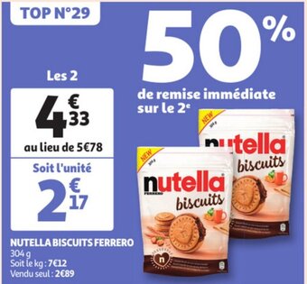 Nutella biscuits Ferrero 304G