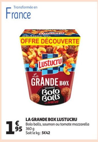 Auchan La grande box Lustucru 360G aanbieding