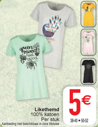 Cora Likethemd aanbieding