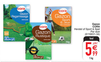 Cora Gazon cora aanbieding