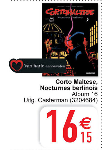Cora Corto maltese, nocturnes berlinois album 16 aanbieding