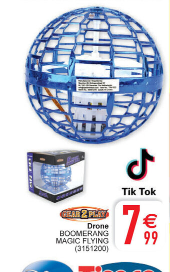 Cora Drone boomerang magic flying aanbieding