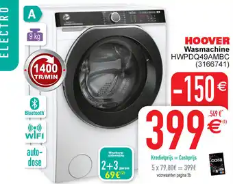 Cora Wasmachine HWPDQ49AMBC aanbieding