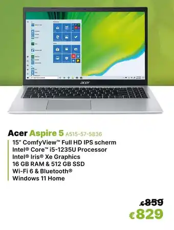 Acer Aspire 5 A515-57-5836