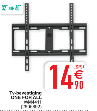 Cora Tv-bevestiging one for all WM4411 aanbieding