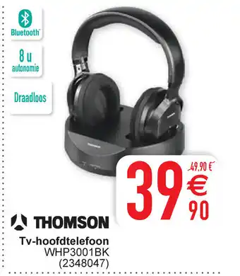 Cora Tv-hoofdtelefoon WHP3001BK aanbieding