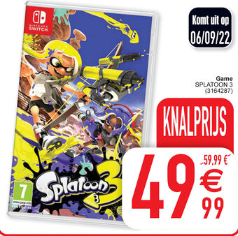 Cora Game splatoon 3 aanbieding