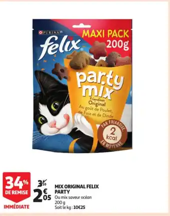 Auchan Mix original felix party 200G aanbieding