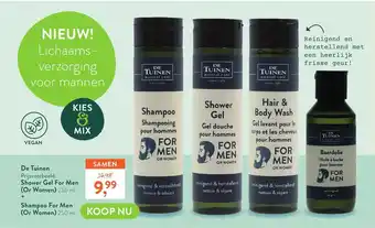 Holland & Barrett De tuinen shower gel for men (or women) 250 ml + shampoo for men (or women) 250 ml aanbieding