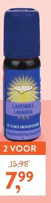 Holland & Barrett De tuinen essentiele olie lavendel 10 ml aanbieding