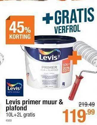 Cevo Levis primer muur & plafond levis aanbieding