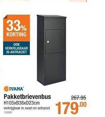 Cevo Ivana pakketbrievenbus aanbieding