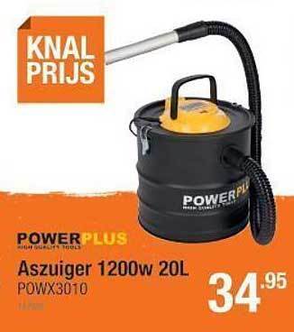 Cevo Powerplus aszuiger 1200w 20l aanbieding