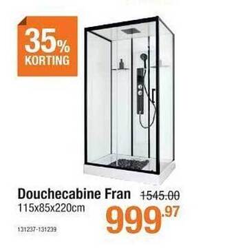 Cevo Douchecabine fran aanbieding