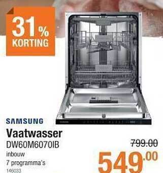 Cevo Samsung vaatwasser aanbieding