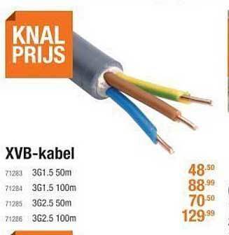 Cevo Xvb-kabel aanbieding