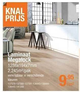 Cevo Laminaat megalock aanbieding