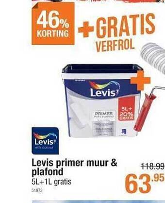 Levis primer muur & plafond levis'