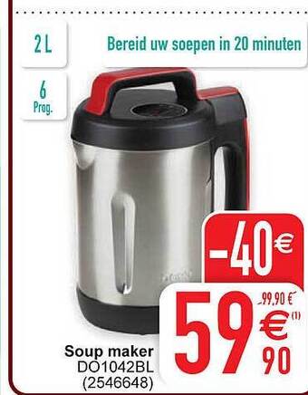 Cora Soup maker aanbieding