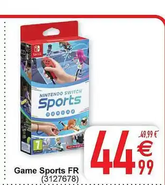 Cora Game sports fr aanbieding