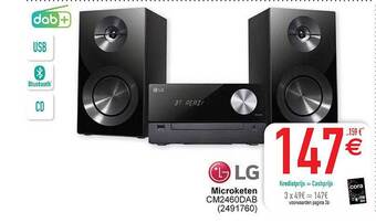 Cora Lg microketen cm2460dab aanbieding