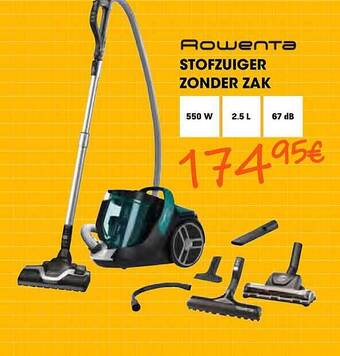 Electro Depot Rowenta stofzuiger zonder zak aanbieding
