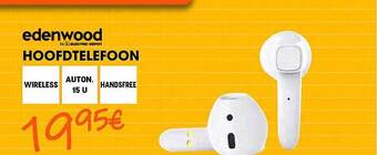 Electro Depot Edenwood hoofdtelefoon aanbieding