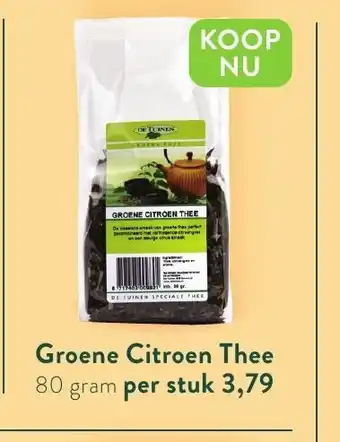 Holland & Barrett Groene citroen thee 80 gram aanbieding