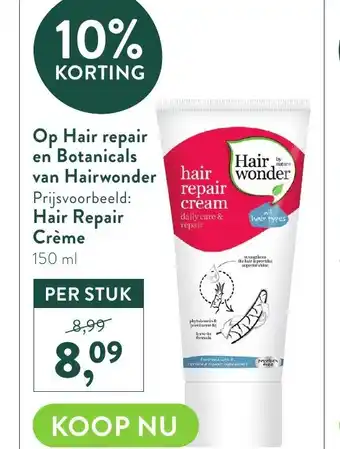 Hairwonder hair repair creme 150 ml