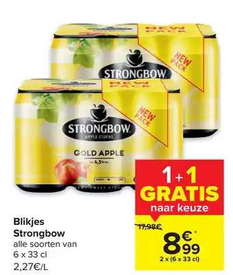 Strongbow Blikjes Alle Soorten