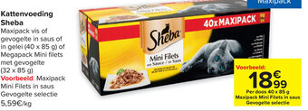 Carrefour Sheba Kattenvoeding aanbieding
